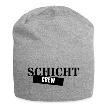 Équipe de nuit - Collègues de nuit de travail - Bonnet en jersey - gris chiné - Devant
