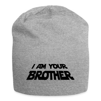 Your Brother – Funny Sci-Fi Design for Fans - Jersey Beanie - heather grey - Front