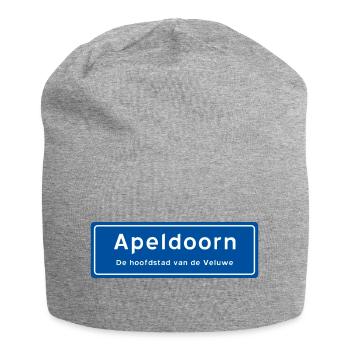 Apeldoorn Ortsschild - Jersey-Beanie - Grau meliert - Vorne