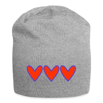 VALENTINSTAG. Junggesellinnenabschied. ICH LIEBE DICH. ICH LIEBE DICH. LIEBE - Jersey-Beanie - Grau meliert - Vorne