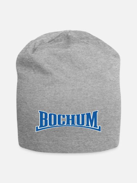 Bochum - Jersey-Beanie - Grau meliert