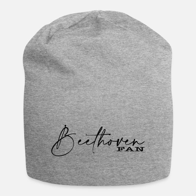 Beethoven - Jersey-Beanie - Grau meliert