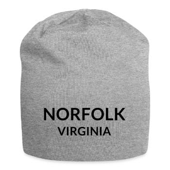 Norfolk Virginia USA - Jersey-Beanie - Grau meliert - Vorne