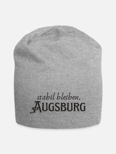 Stabil bleiben Augsburg - Jersey-Beanie - Grau meliert