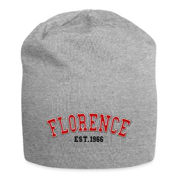 Florence Est. 1966 - Jersey Beanie - heather grey - Front