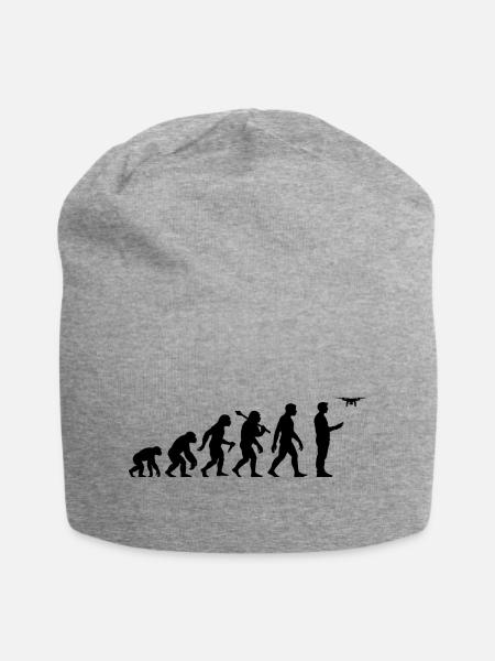 Drohne Evolution Für Drone Piloten - Jersey-Beanie - Grau meliert