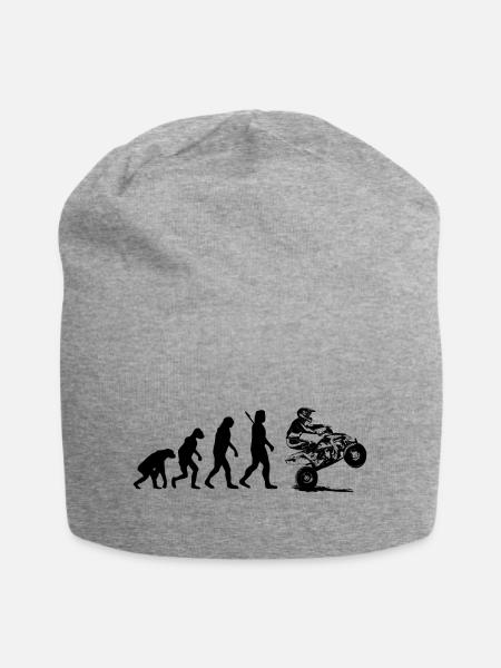 Quad Racing - ATV Racer - Jersey-Beanie - Grau meliert