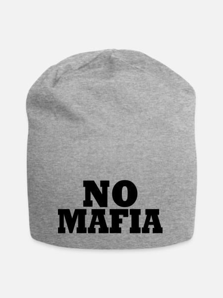 No mafia - Jersey-Beanie - Grau meliert