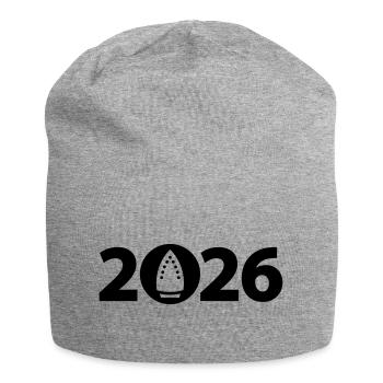 Ironing 2026, Ironing 2026 - Jersey Beanie - heather grey - Front