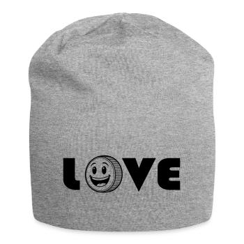 Amour Amour - Bonnet en jersey - gris chiné - Devant