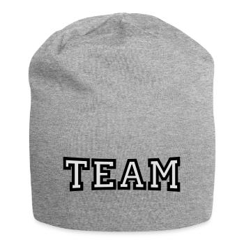 Team - Jersey-Beanie - Grau meliert - Vorne