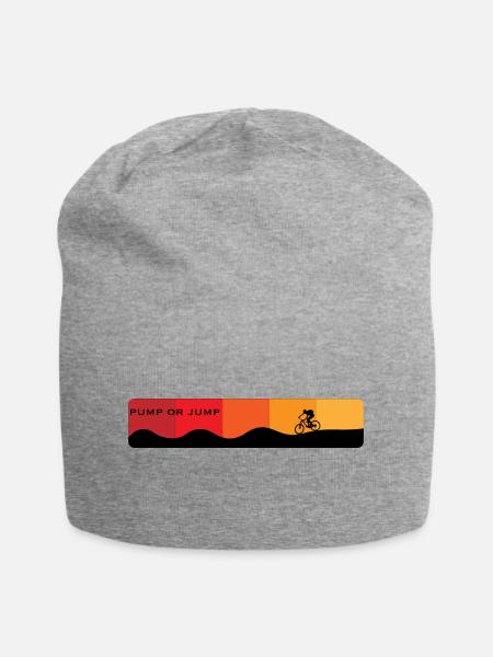 Mtb Mountainbike Radsport Pumptrack - Jersey-Beanie - Grau meliert