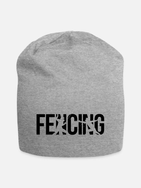 Escrime - Bonnet en jersey - gris chiné