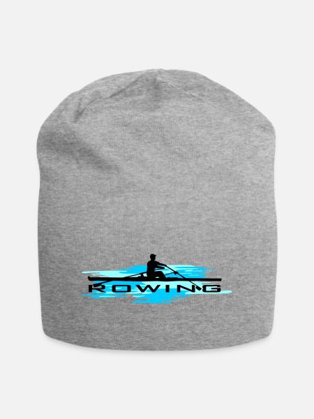 Rowing, rowing and water - Jersey Beanie - heather grey