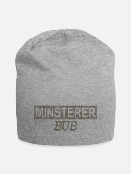 MINSTERER BUB Münster - Jersey-Beanie - Grau meliert