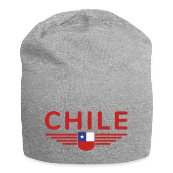 Chile Design – Für Fans und Liebhaber - Jersey-Beanie - Grau meliert - Vorne