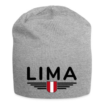 Lima Design – Experience Peru's Capital - Jersey Beanie - heather grey - Front