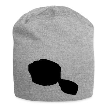 tahiti map - Bonnet en jersey - gris chiné - Devant
