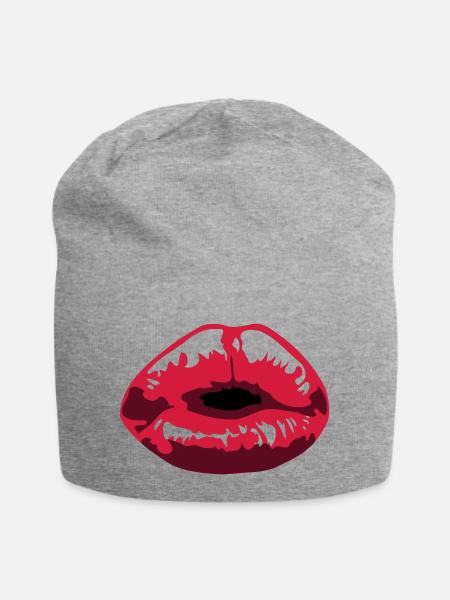 küssen - Jersey Beanie - heather grey