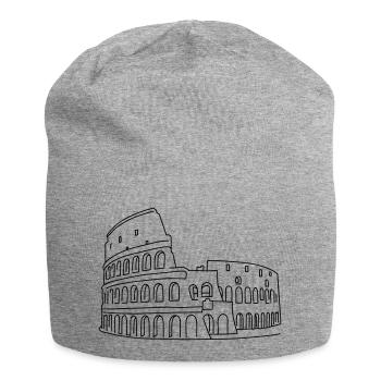 Kolosseum - Jersey-Beanie - Grau meliert - Vorne
