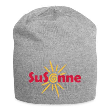 SuSonne - Bonnet en jersey - gris chiné - Devant