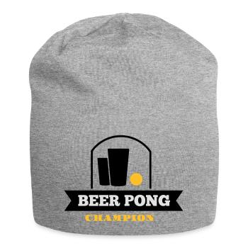beer pong champion - Jersey-Beanie - Grau meliert - Vorne