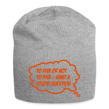 tauchen - Jersey-Beanie - Grau meliert - Vorne