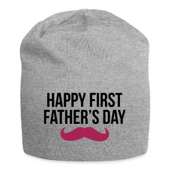 Happy First father - vatertag - Jersey-Beanie - Grau meliert - Vorne