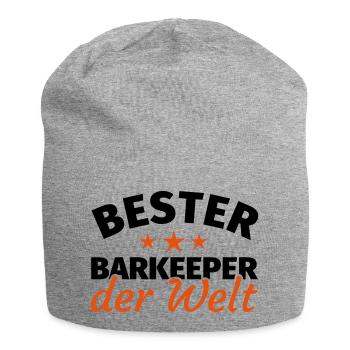 Barkeeper - Jersey-Beanie - Grau meliert - Vorne