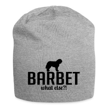 BARBET what else - Jersey Beanie - heather grey - Front