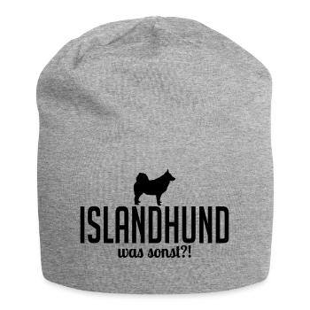 ISLANDHUND was sonst - Jersey-Beanie - Grau meliert - Vorne