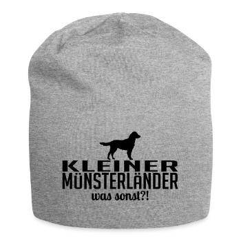KLEINER MÜNSTERLÄNDER was sonst - Jersey-Beanie - Grau meliert - Vorne