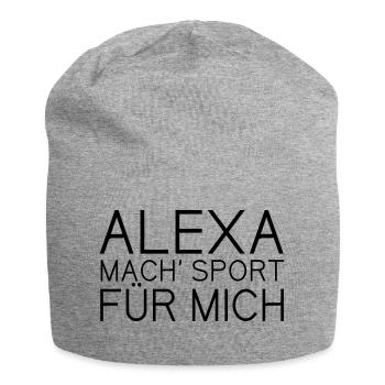alexa mach sport fuer mich - Jersey-Beanie - Grau meliert - Vorne