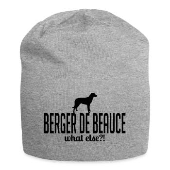 BERGER DE BEAUCE what else dog Wilsigns Beauceron - Jersey Beanie - heather grey - Front