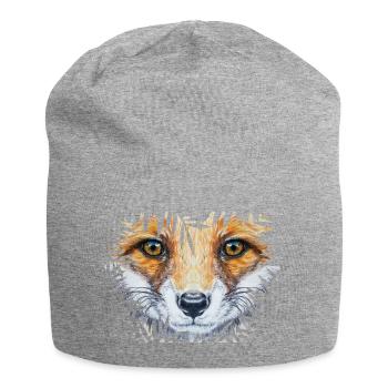 Kleiner Fuchs im Busch | Yolo-Artwork - Jersey-Beanie - Grau meliert - Vorne