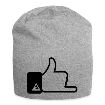 Surf Hand sign - Jersey Beanie - heather grey - Front