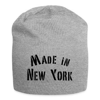 Fabriqué à New York - Bonnet en jersey - gris chiné - Devant