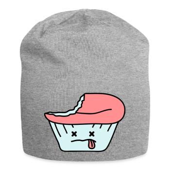Dead Cupcake - Jersey Beanie - heather grey - Front