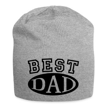 best dad - Jersey Beanie - heather grey - Front