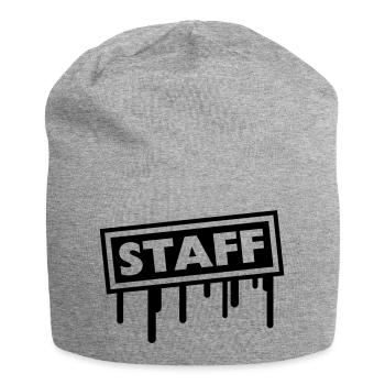 Staff - Bonnet en jersey - gris chiné - Devant