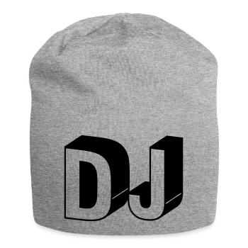 DJ - Jersey-Beanie - Grau meliert - Vorne
