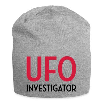 Ufo Alien Raum außerirdisches Aussenseiter - Jersey-Beanie - Grau meliert - Vorne