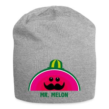 Mr. Melon - Bonnet en jersey - gris chiné - Devant