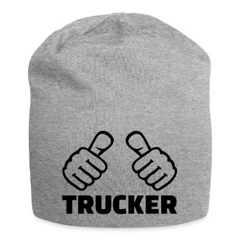 Trucker - Bonnet en jersey - gris chiné - Devant