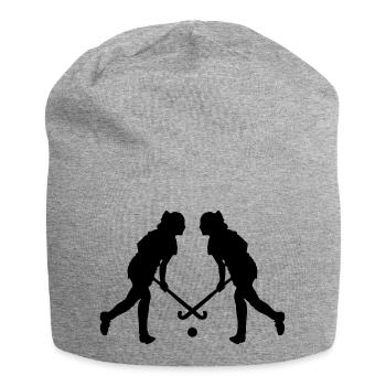 feldhockey spielerin - Jersey-Beanie - Grau meliert - Vorne