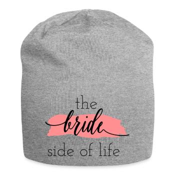 the_bride_side_of_life - Jersey Beanie - heather grey - Front
