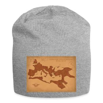 Carte de l’Empire romain - Bonnet en jersey - gris chiné - Devant