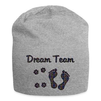 Hunde Design Dream-Team DOG DREAMTEAM NEON - Jersey-Beanie - Grau meliert - Vorne