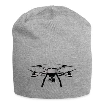 Drone - Jersey Beanie - heather grey - Front