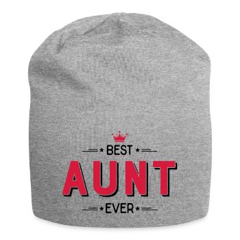 Aunt - Jersey Beanie - heather grey - Front
